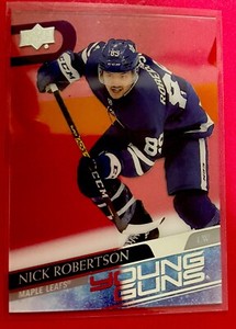 Nick Robertson - 2020-21 Upper Deck Clear Cut Young Guns RC #237