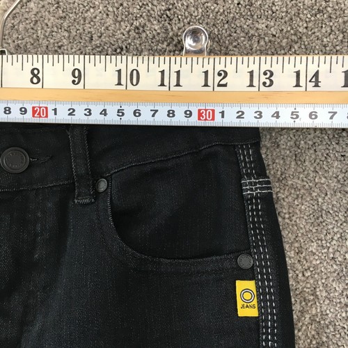 Bettina Liano womens jeans 6 black denim mid rise skinny slim stretch cotton zip - Picture 15 of 21
