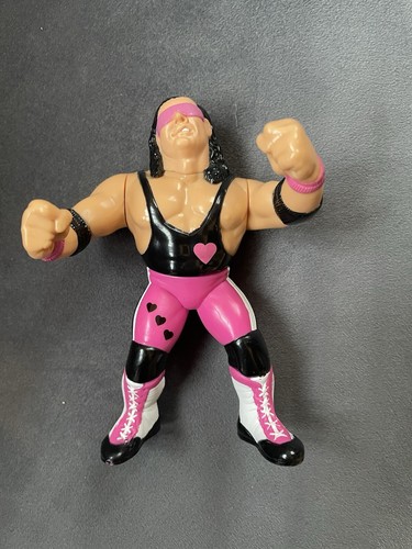 WWF Hasbro Bret Hart Wrestling Figure VGC...