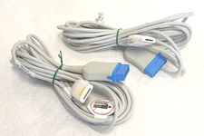 LOT of TWO - GE Healthcare 2017002-001, Marquette Compatible SpO2 Adapter Cable