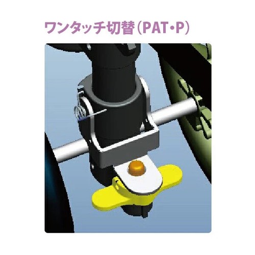 Wheel with brake Cane II Working cane used like a handrail Seniors Adults Flower - Picture 4 of 7