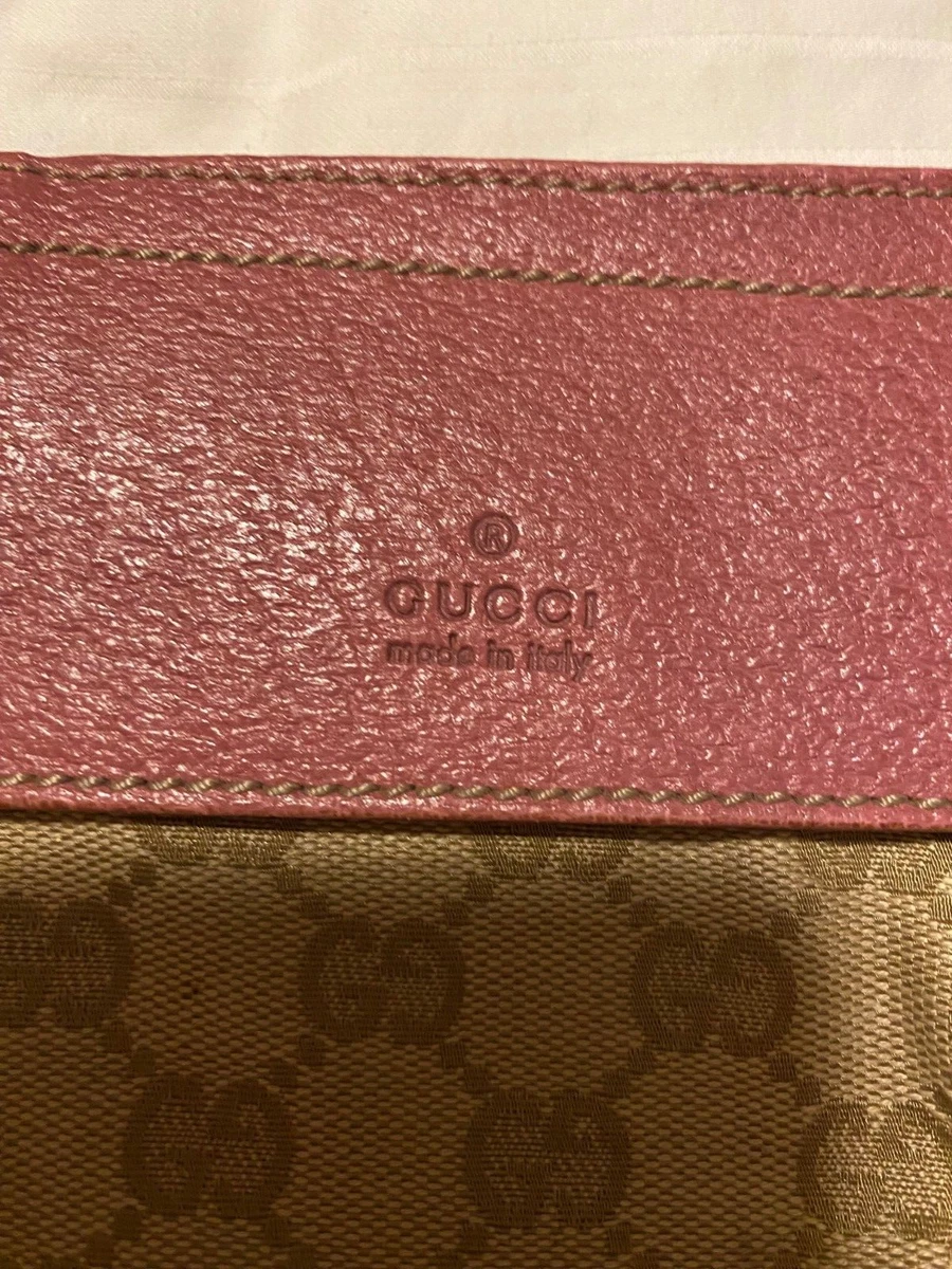 GUCCI GG Waist Bag Pink Sherry Line 162962- Amazing shape~ | eBay