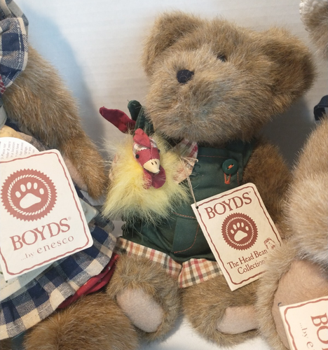 Seltenes Boyd's Bear Lot "Best Dressed" & "Fashion Family" Emma Sue, Robin Tweeter - Bild 3 von 6