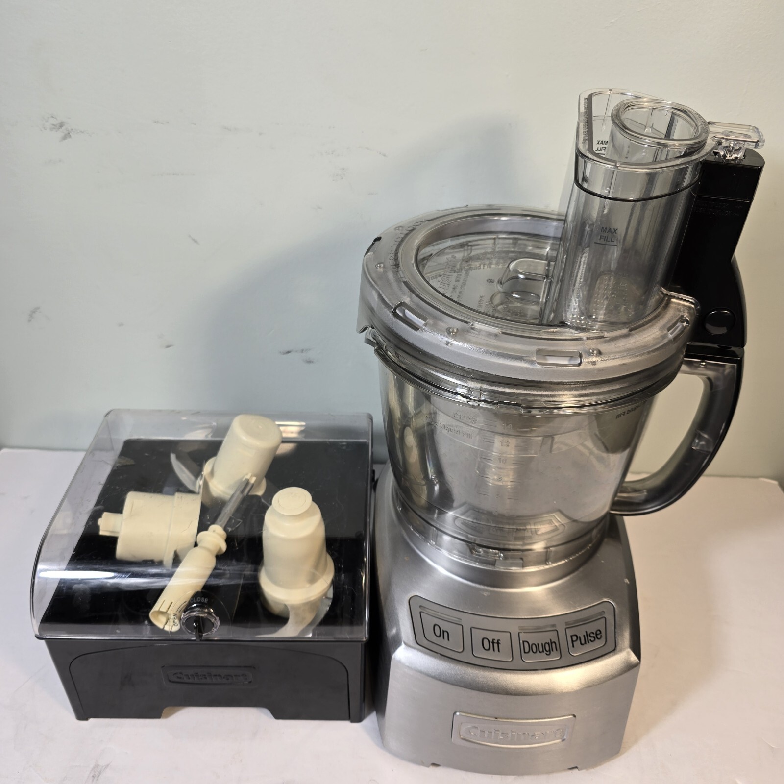 Cuisnart 14 Cup Food Processor Model FP14DC Stainless eBay