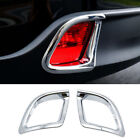 <!--F#f_0-->fits Toyota Kluger 2014-2019 Chrome Rear Bumper Fog Lamp Light Cover Decor Trim<!--F/-->