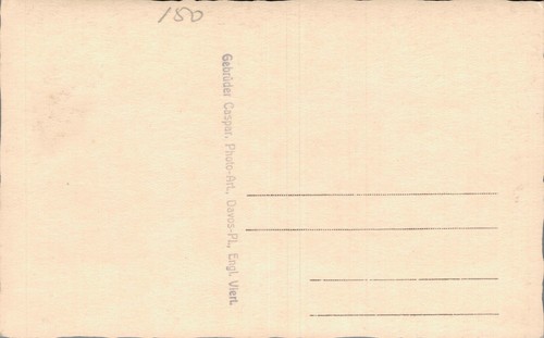 Suiza Davos Dorf RPPC B16 - Imagen 2 de 2