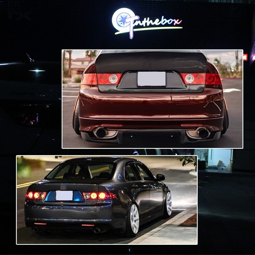LED Rear Reflector Tail Brake Signal Lights For Honda Accord Euro CL7 CL9 04-08 - Picture 9 of 11