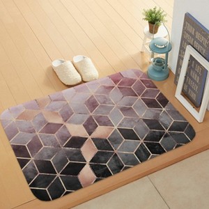 Bedroom-Carpet-Door-Floor-Geometric-Pattern-Flannel-Rug-Non-slip-Mat-Bathroom