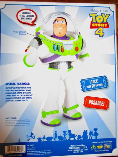 NEW DISNEY TOY STORY BUZZ LIGHTYEAR TALKS - SAYS 30+ PHRASES (U3) - Picture 2 of 3
