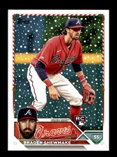 2023 Topps Holiday #H117 Braden Shewmake RC Atlanta Braves