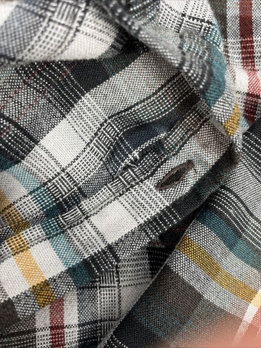 Volcom Workwear Men's XLarge Heavy Plaid Flannel Button Up Long Sleeve Shirt - Picture 16 of 16