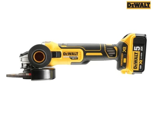 DEWALT DCG405P2 XR Brushless 125mm 18v 2 X 5.0 ah Li-ion ANGLE GRINDER - Picture 2 of 2