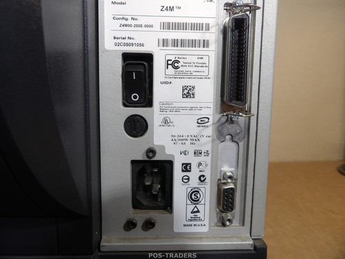 Zebra Z4M PLUS stampante termica per etichette DT / TT SERIAL PARALLEL - BLOC... - Afbeelding 6 van 6