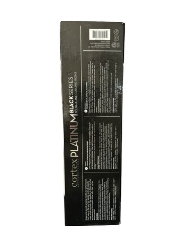 CORTEX PLATINUM BLACK SERIES TOURMALINE CURLING IRON 1" - NEW - Picture 3 of 3