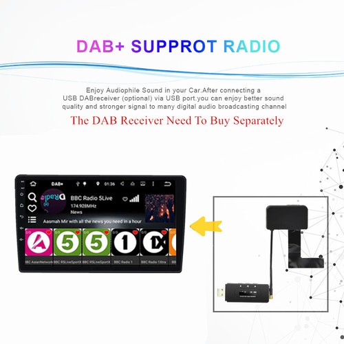 Reproductor de radio estéreo para automóvil 2DIN apto para unidad principal SAAB 9-3 93 2007-2011 SWC AUX - Imagen 16 de 24