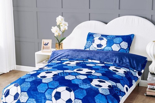 WEIHNACHTEN Teddybär Fleece Bettdecke Steppdecke Bezug weich kuschelig extra warm Bettwäsche Set  - Bild 26 von 56