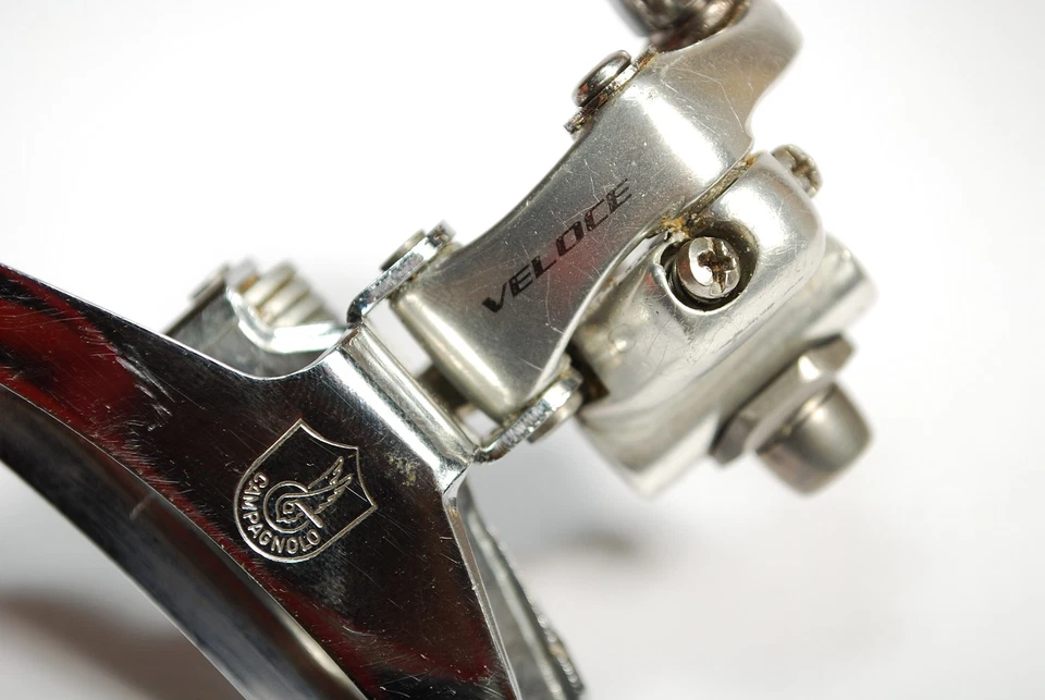 Vintage Campagnolo Veloce Road Bicycle Front Derailleur Racing Bike Front Mech  - Image 3 of 4