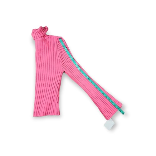 The Great American maglione rosa a costine slim girocollo maglione vintage donna L - Foto 6 di 7