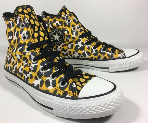 Women's Converse Animal Print High Top All Star Sneakers Boots Size UK 3.5 - Picture 5 of 10
