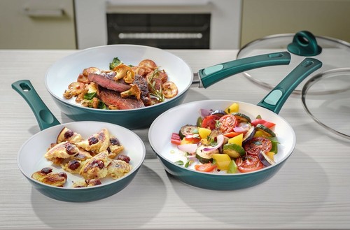 Genius Cerafit Fusion Pfannen (7 Teile) Bratpfanne mit Keramik-Beschichtung  - Bild 2 von 33