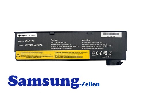 Akku für Lenovo ThinkPad T450(20BVA02NCD),45N1125,45N1126,45N1127,45N1128 - Bild 1 von 7