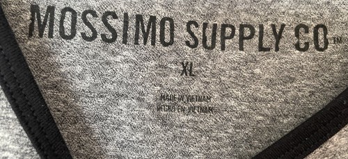 Mossimo Supply Co. Men's Size XL Gray Tank Top with Black Pocket NWT - Picture 3 of 3