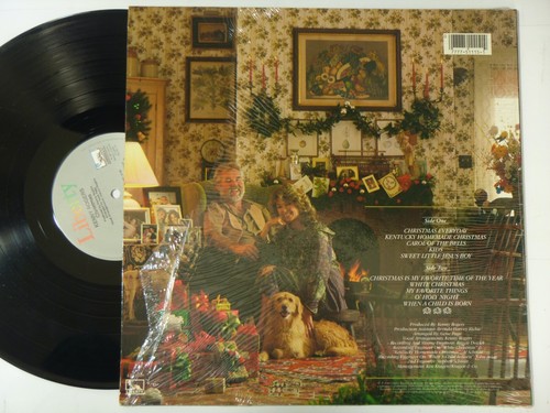 Kenny Rogers Christmas shrink Record Vinyl lp Album - Picture 2 of 3