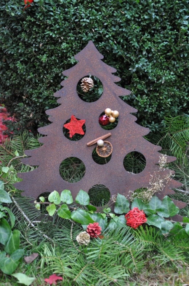 Edel óxido árbol de navidad 60cm de alto Edel óxido árbol de navidad 60cm de alto