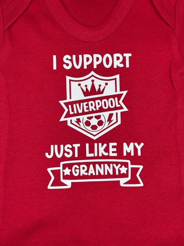 Liverpool Weste & Lätzchen Set personalisiert mit Papa Opa Bruder Onkel - Bild 7 von 21