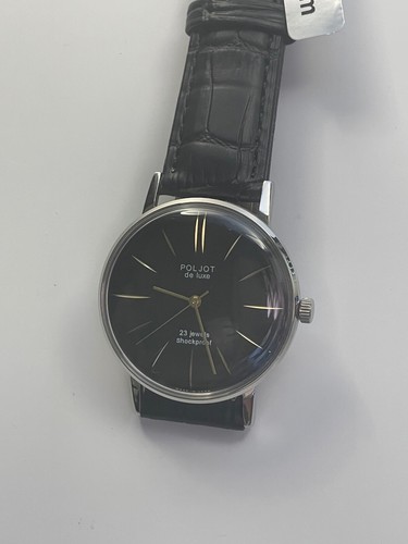 RELOJ PULSERA WATH POLJOT de luxe 23J URSS acero СASE HOMBRE - Imagen 3 de 6