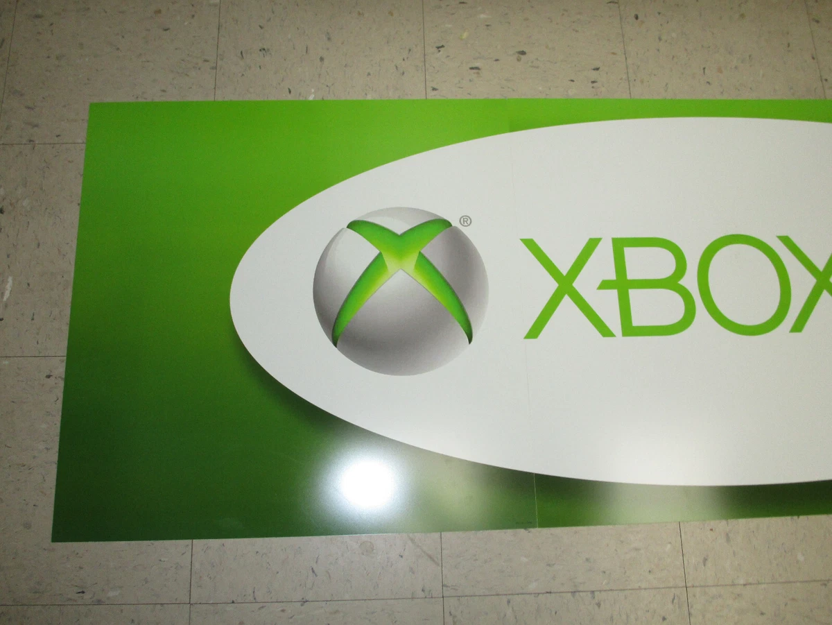 Xbox 360 Gamestop Promo Store Wall Display Sign 24x72