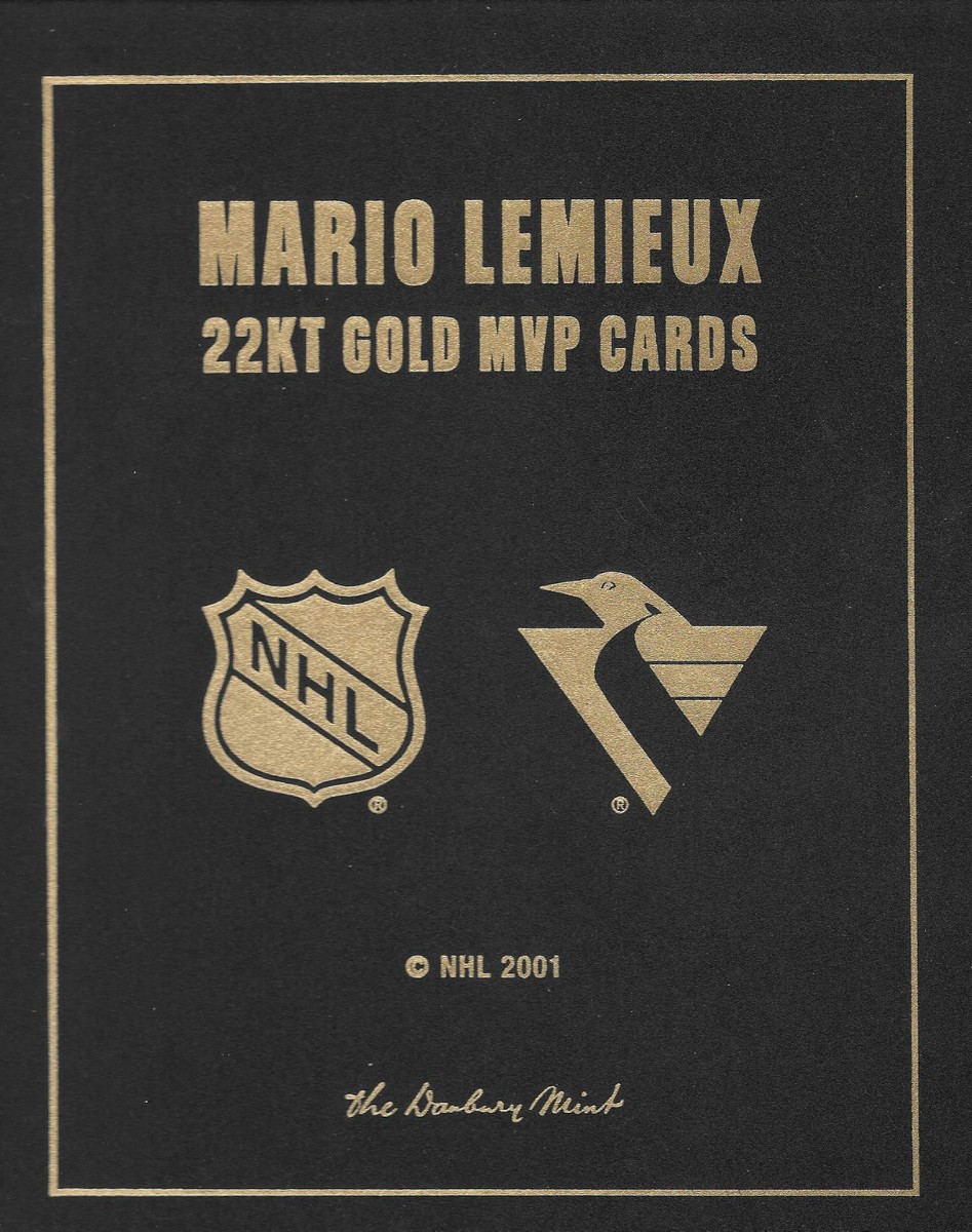 その他 2001 Mario Lemieux JERSEY CARD PSA 6 Mario Lemieux EA Sports 2001 GOLD Hockey Card #1 Ultra