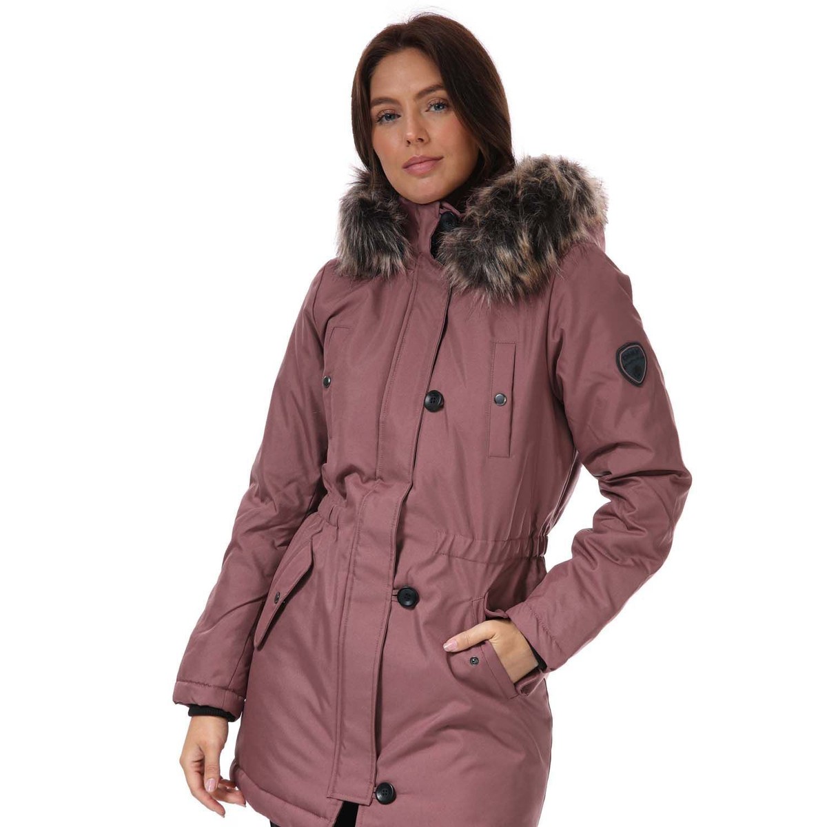 Only faux shop fur parka