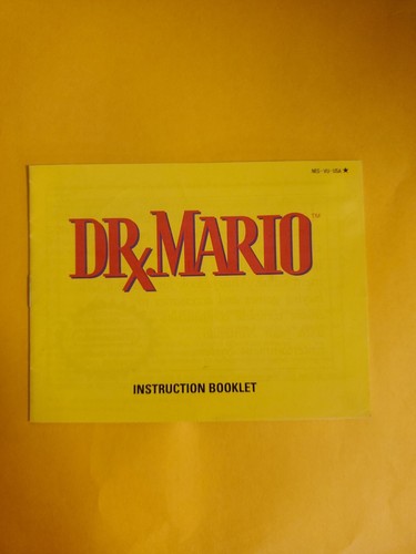 Hinweis Nintendo / Nes Drx Mario ntsc USA Original Booklet * echt