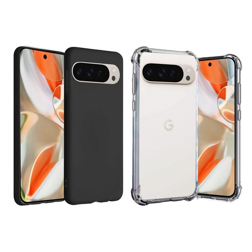 For Google Pixel 9 Pro XL Phone Case Silicone Gel Skin Tough Shockproof Cover - Picture 8 of 48