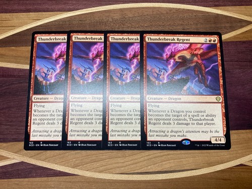 1x Thunderbreak Regent - NM - SCD 163 MTG Magic The Gathering - Picture 1 of 1