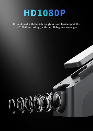 Dash camera 4G con doppia fotocamera (anteriore e posteriore) e visione notturna GPS FULL HD 1080P - Foto 7 di 11
