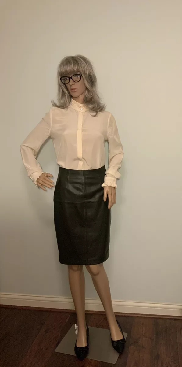 Antonio Melani Luxury Collection CarolineGenuine Leather Skirt