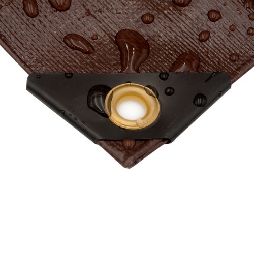 Lona de polietileno impermeable marrón súper pesada 6x8 - cubierta de techo de madera para ATV - Imagen 5 de 5