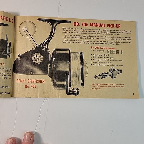 Vintage Penn Fishing Reel Catalog 36 B - Picture 10 of 12