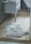 Eco Tanned Light Grey Tibetan Sheepskin Super Soft Airy Feel Luxury Hide Floor