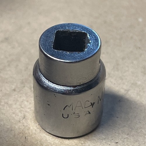 Mac Tools 1/4" Drive 12MM 6PT Shallow Chrome Socket M612MM - MM12-6 - Picture 7 of 10