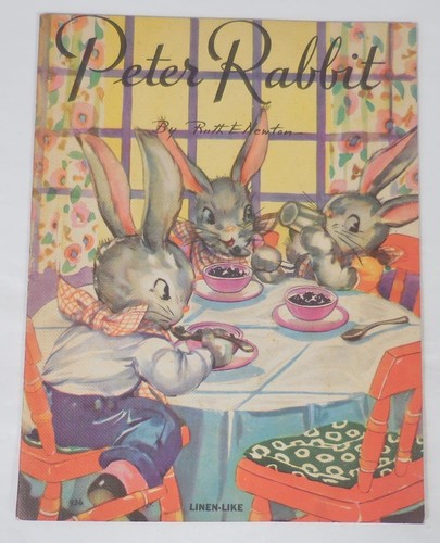 Peter Rabbit by Ruth Newton (1938), Whitman #936 Children's Book, EXC - Bild 1 von 11