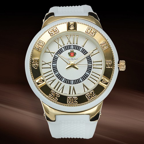 Louis Richard Bullock Mens Watch / MSRP $629.00 (AVAILABLE IN 2 COLORS) - Picture 2 of 3