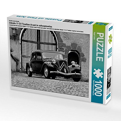 Ein Motiv aus dem Kalender Citroën 11 CV Traction Avant in schwa(1000 Teile) Ein Motiv aus dem Kalender Citroën 11 schwa(1000 CV Traction Avant in schwa(1000 11 Teile) 682ad2
