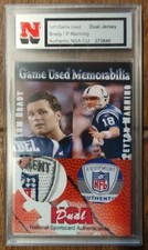 Tom Brady & Peyton Manning  Dual Jersey Einzelstück Authentic NSA Cut Top...