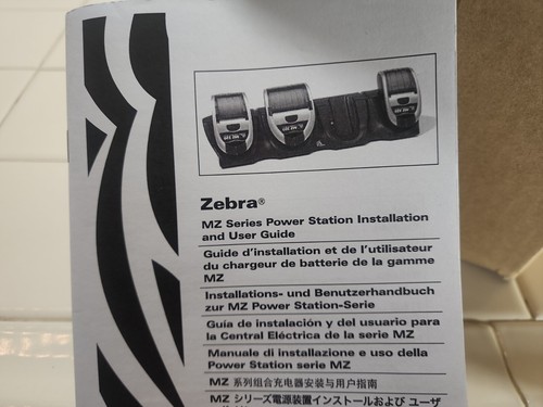 ZEBRA MZ POWER STATION 4 Slot Charger W/ Power Supply for MZ 320 MZ320 MZ220 - Picture 8 of 8
