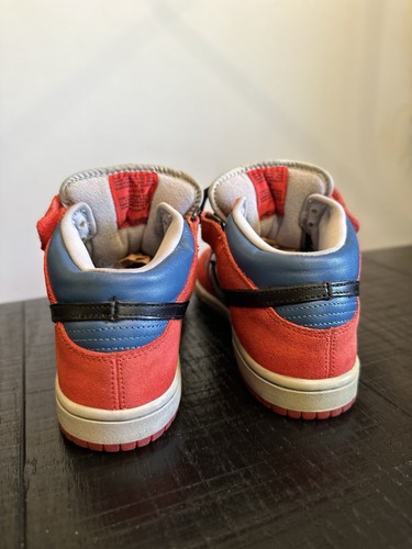 Size 5.5 - Nike Dunk Pro SB Mid Spider Man Used No Box - Picture 4 of 21