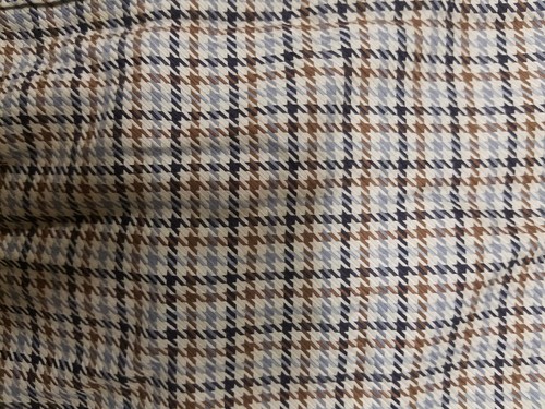 Burberry USA Made Plaid Windowpane Dress Shirt Button Up Sz L - Picture 2 of 4