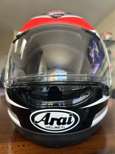 Arai Corsair-X Ducati Corse Speed Motorcycle Helmet - Size XL - EXCELLENT - Picture 3 of 11